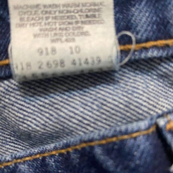 Levi's Vintage 550 relaxed fit tapered legs 5 pocket jeans, size 12 - Picture 6 of 6